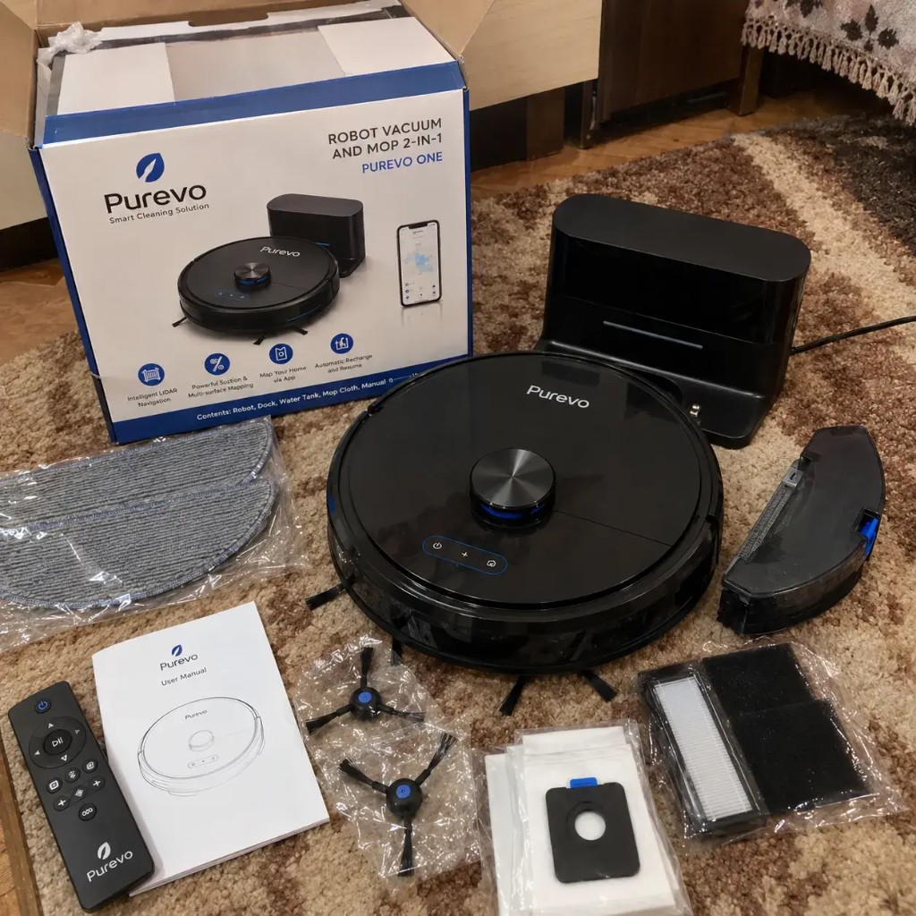 Kit completo Purevo con robot, base e accessori